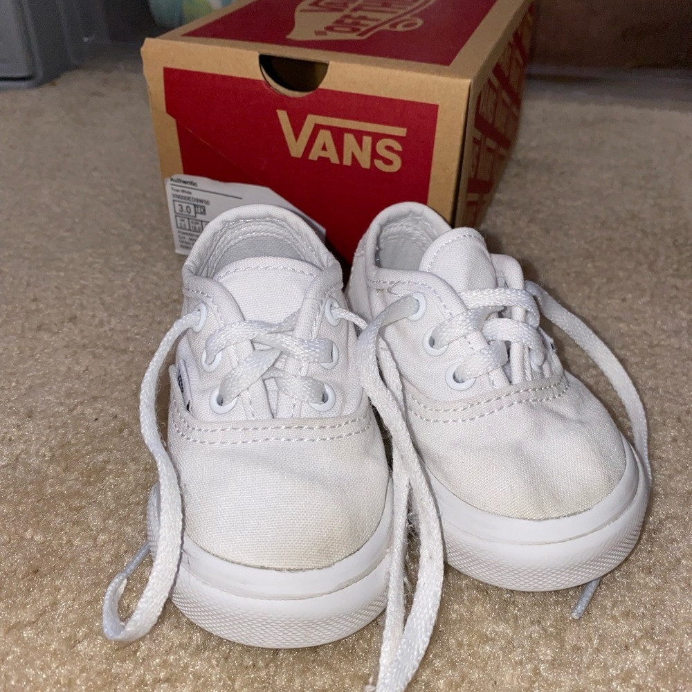 Vans Kids White Sneakers